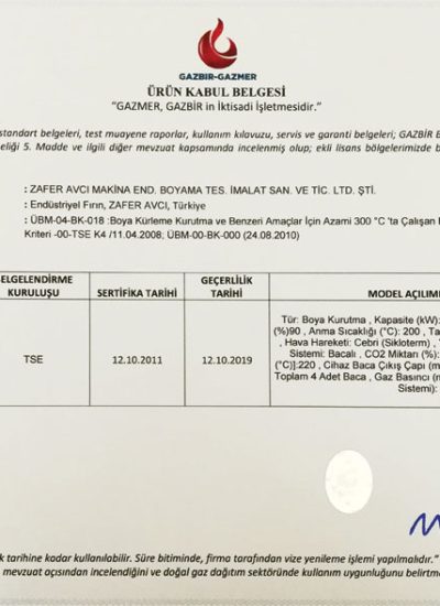 Ürün-Kabul-Belgesi
